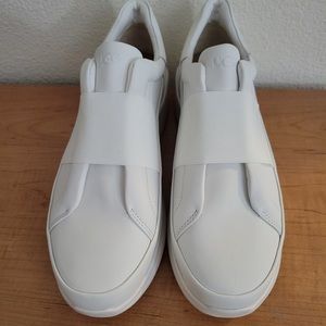 Women’s UGG leather LIBU slip-on sneakers.…